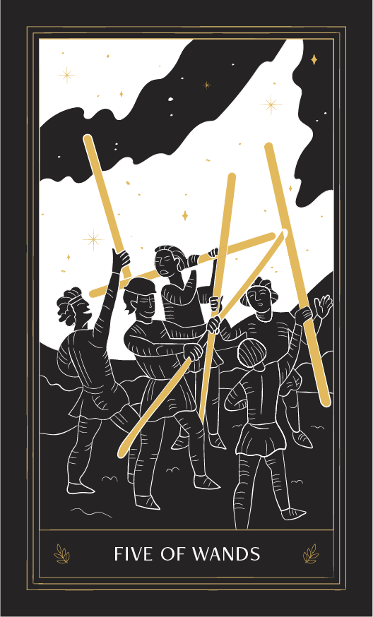 Five of Wands
